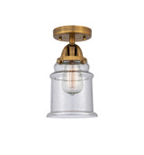 Semi-Flush Mts. Glass Down by Innovations ( 405 | 288-1C-BB-G184-LED Nouveau 2 ) 