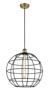 Pendants Open Frame by Innovations ( 405 | 516-1P-BB-CE-16-BK Ballston ) 