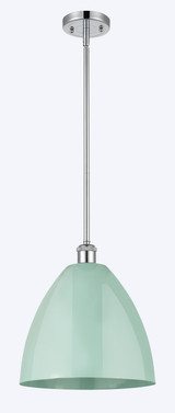 Mini Pendants Metal Shade by Innovations ( 405 | 516-1S-PC-MBD-12-SF Ballston ) 