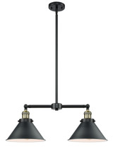 Linear/Island 2 Light Bar by Innovations ( 405 | 209-BAB-M10-BK-LED Franklin Restoration ) 