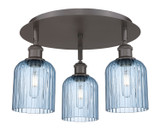 Semi-Flush Mts. Multi-port/Cluster by Innovations ( 405 | 516-3C-OB-G559-5BL Downtown Urban ) 