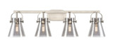Bathroom Fixtures Four Lights by Innovations ( 405 | 423-4W-SN-G411-6SM Downtown Urban ) 