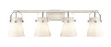 Bathroom Fixtures Four Lights by Innovations ( 405 | 423-4W-SN-G411-6WH Downtown Urban ) 