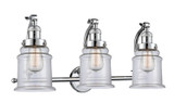 Bathroom Fixtures Three Lights by Innovations ( 405 | 515-3W-PC-G182-LED Franklin Restoration ) 