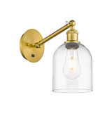 Sconces Single Glass by Innovations ( 405 | 317-1W-SG-G558-6CL Ballston ) 