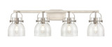 Bathroom Fixtures Four Lights by Innovations ( 405 | 423-4W-SN-G412-6SDY Downtown Urban ) 