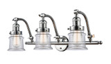 Bathroom Fixtures Three Lights by Innovations ( 405 | 515-3W-PC-G182S-LED Franklin Restoration ) 