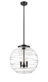 Pendants Sphere by Innovations ( 405 | 221-3S-BK-G1213-18-LED Ballston ) 