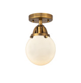Semi-Flush Mts. Glass Down by Innovations ( 405 | 288-1C-BB-G201-6-LED Nouveau 2 ) 