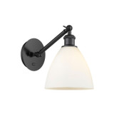 Sconces Single Glass by Innovations ( 405 | 317-1W-BK-GBD-751 Ballston ) 