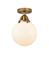 Semi-Flush Mts. Glass Down by Innovations ( 405 | 288-1C-BB-G201-8-LED Nouveau 2 ) 
