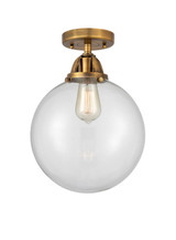 Semi-Flush Mts. Glass Down by Innovations ( 405 | 288-1C-BB-G202-10-LED Nouveau 2 ) 