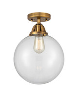 Semi-Flush Mts. Glass Down by Innovations ( 405 | 288-1C-BB-G202-12-LED Nouveau 2 ) 