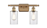 Bathroom Fixtures Two Lights by Innovations ( 405 | 516-2W-BB-G802-LED Ballston ) 