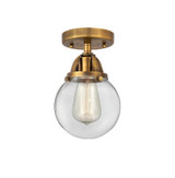 Semi-Flush Mts. Glass Down by Innovations ( 405 | 288-1C-BB-G202-6-LED Nouveau 2 ) 