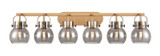 Bathroom Fixtures Five+Lights by Innovations ( 405 | 423-6W-BB-G410-6SM Downtown Urban ) 
