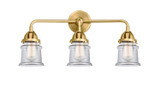 Bathroom Fixtures Three Lights by Innovations ( 405 | 288-3W-SG-G182S-LED Nouveau 2 ) 