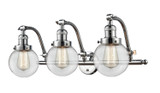 Bathroom Fixtures Three Lights by Innovations ( 405 | 515-3W-PC-G202-6 Franklin Restoration ) 