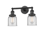 Bathroom Fixtures Two Lights by Innovations ( 405 | 208-BK-G52-LED Franklin Restoration ) 