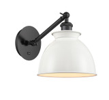 Sconces Metal by Innovations ( 405 | 317-1W-BK-M14-W-LED Ballston ) 