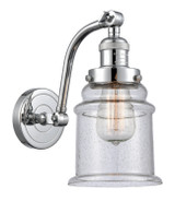 Sconces Single Glass by Innovations ( 405 | 515-1W-PC-G184-LED Franklin Restoration ) 