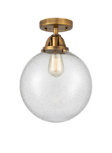 Semi-Flush Mts. Glass Down by Innovations ( 405 | 288-1C-BB-G204-10-LED Nouveau 2 ) 