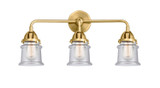 Bathroom Fixtures Three Lights by Innovations ( 405 | 288-3W-SG-G184S-LED Nouveau 2 ) 
