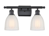 Bathroom Fixtures Two Lights by Innovations ( 405 | 516-2W-BK-G441 Ballston ) 