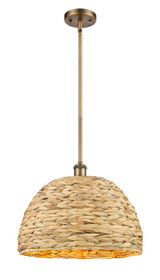 Pendants Glass Down by Innovations ( 405 | 516-1S-BB-RBD-16-NAT Ballston ) 
