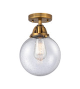 Semi-Flush Mts. Glass Down by Innovations ( 405 | 288-1C-BB-G204-8-LED Nouveau 2 ) 