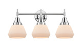 Bathroom Fixtures Three Lights by Innovations ( 405 | 447-3W-PC-G171 Caden ) 