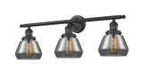 Bathroom Fixtures Three Lights by Innovations ( 405 | 205-BK-G173 Franklin Restoration ) 