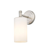 Sconces Single Glass by Innovations ( 405 | 434-1W-SN-G434-7WH Downtown Urban ) 