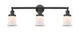 Bathroom Fixtures Three Lights by Innovations ( 405 | 205-BK-G181S-LED Franklin Restoration ) 