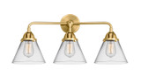 Bathroom Fixtures Three Lights by Innovations ( 405 | 288-3W-SG-G42 Nouveau 2 ) 