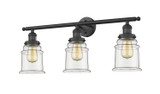 Bathroom Fixtures Three Lights by Innovations ( 405 | 205-BK-G182-LED Franklin Restoration ) 