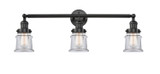 Bathroom Fixtures Three Lights by Innovations ( 405 | 205-BK-G182S Franklin Restoration ) 