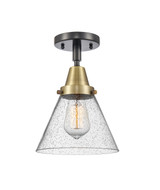 Semi-Flush Mts. Glass Down by Innovations ( 405 | 447-1C-BAB-G44-LED Caden ) 
