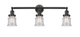 Bathroom Fixtures Three Lights by Innovations ( 405 | 205-BK-G184S Franklin Restoration ) 