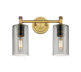 Bathroom Fixtures Two Lights by Innovations ( 405 | 434-2W-BB-G434-7SM Downtown Urban ) 