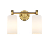 Bathroom Fixtures Two Lights by Innovations ( 405 | 434-2W-BB-G434-7WH Downtown Urban ) 
