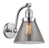 Sconces Single Glass by Innovations ( 405 | 515-1W-PC-G43 Franklin Restoration ) 