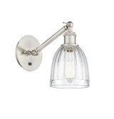 Sconces Single Glass by Innovations ( 405 | 317-1W-SN-G442-LED Ballston ) 