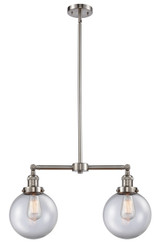 Linear/Island 2 Light Bar by Innovations ( 405 | 209-SN-G202-8 Franklin Restoration ) 