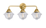 Bathroom Fixtures Three Lights by Innovations ( 405 | 288-3W-SG-G532 Nouveau 2 ) 