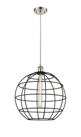 Pendants Open Frame by Innovations ( 405 | 516-1P-SN-CE-16-BK Ballston ) 