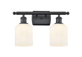 Bathroom Fixtures Two Lights by Innovations ( 405 | 516-2W-BK-G559-5GWH Ballston ) 