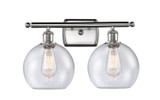 Bathroom Fixtures Two Lights by Innovations ( 405 | 516-2W-SN-G124-8-LED Ballston ) 