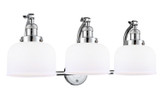 Bathroom Fixtures Three Lights by Innovations ( 405 | 515-3W-PC-G71-LED Franklin Restoration ) 