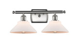 Bathroom Fixtures Two Lights by Innovations ( 405 | 516-2W-SN-G131-LED Ballston ) 